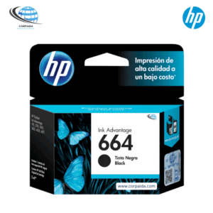 CARTUCHO HP F6V29AL (664) NEGRO 120 PGS
